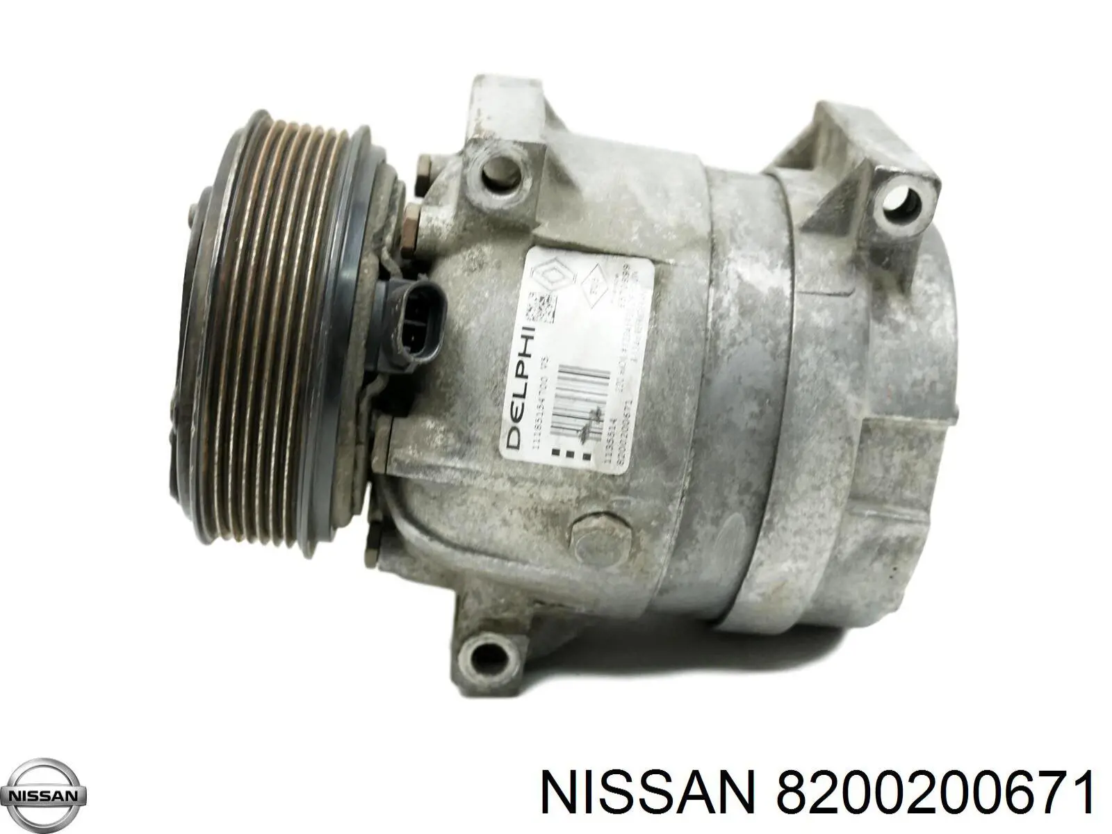 Компресор кондиціонера 8200200671 Nissan/Infiniti