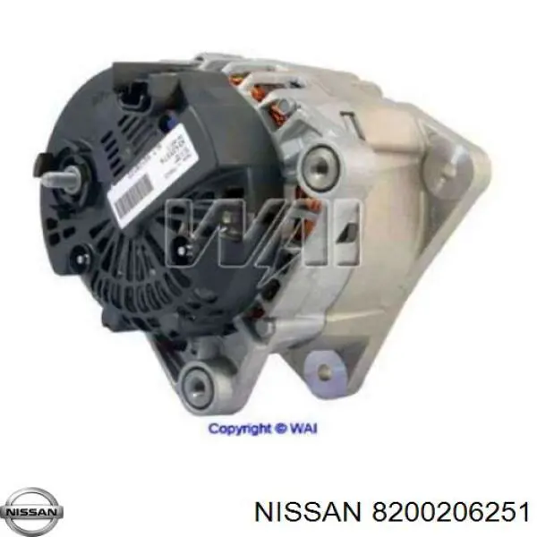 Купити 8200206251 Nissan/Infiniti Генератор
