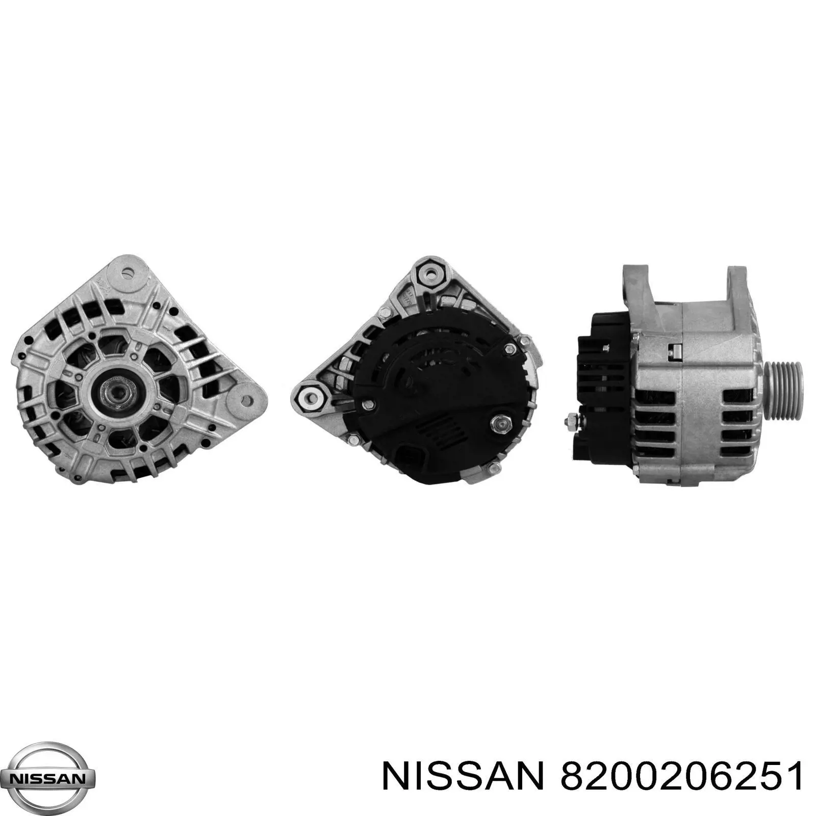 Генератор 8200206251 Nissan/Infiniti