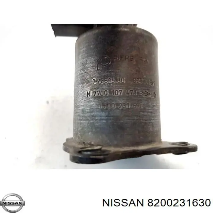 Клапан EGR, рециркуляції газів 8200231630 Nissan