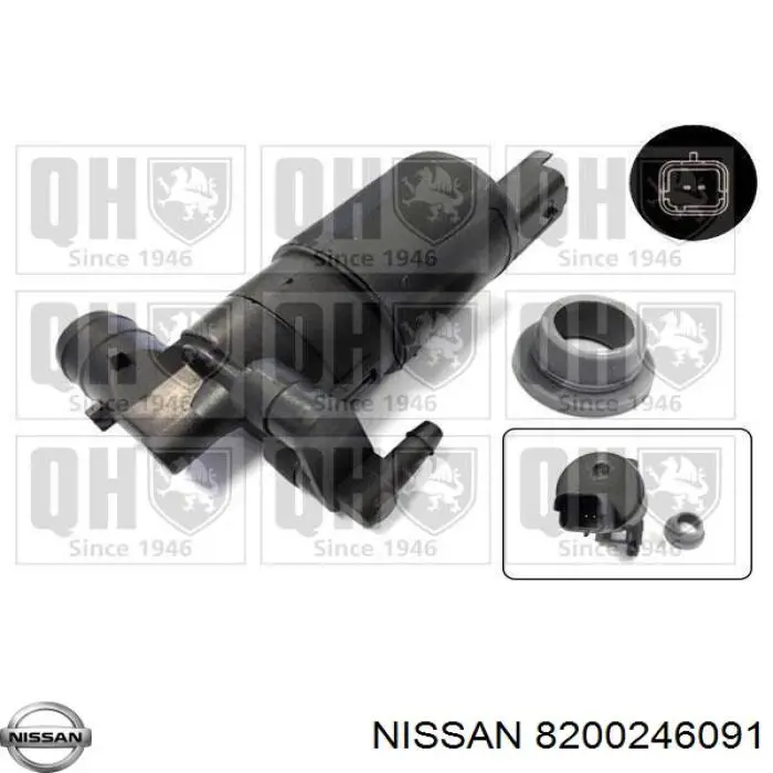 8200246091 Nissan/Infiniti Мотор омивача