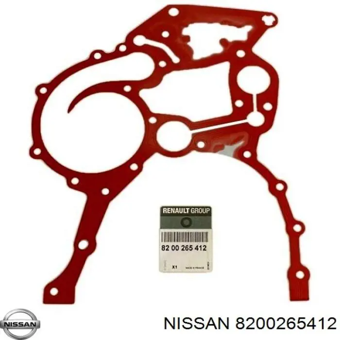 8200265412 Nissan прокладка передньої кришки двигуна
