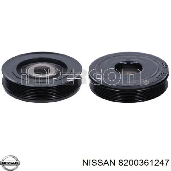 Шків колінвала (демпфер ) Nissan/Infiniti 8200361247 ціна, від 27.69 USD