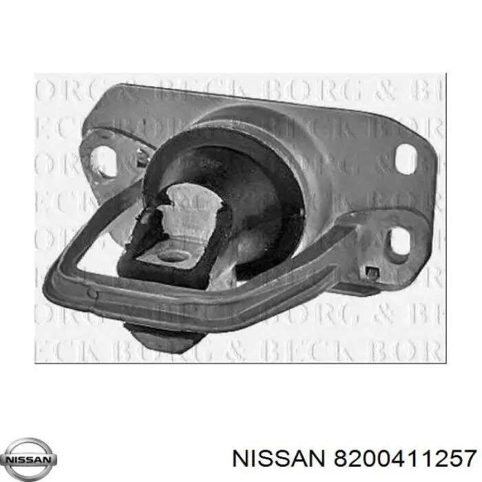 Подушка (опора) двигуна, права 8200411257 Nissan