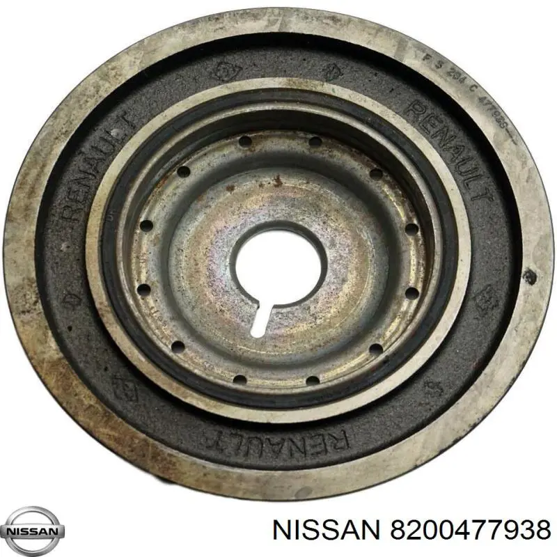 Шків колінвала 8200477938 Nissan