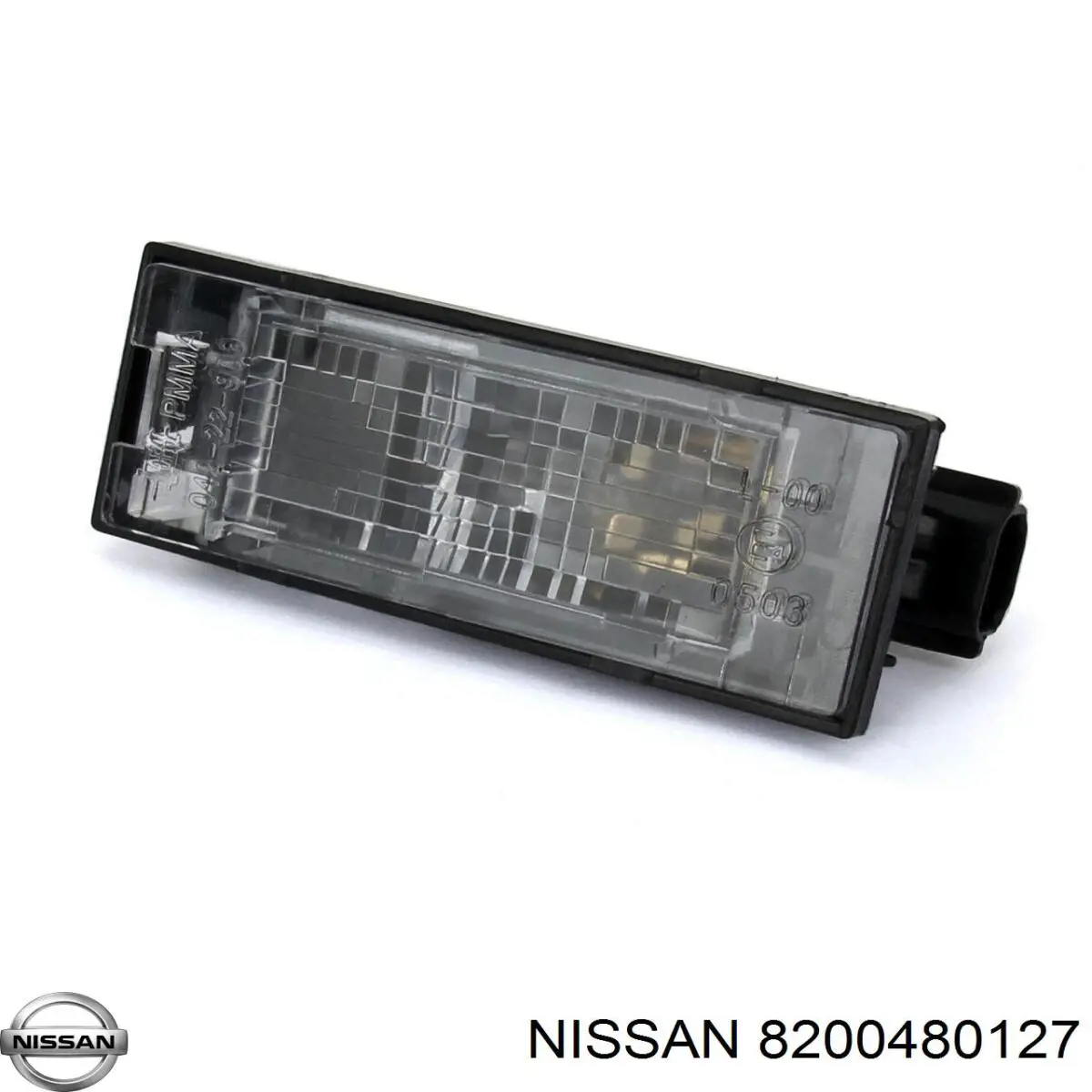 Ліхтар підсвічування заднього номерного знака 8200480127 Nissan/Infiniti