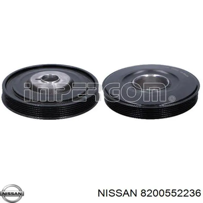Шків колінвала (демпфер ) Nissan/Infiniti 8200552236 ціна, від 24.18 USD
