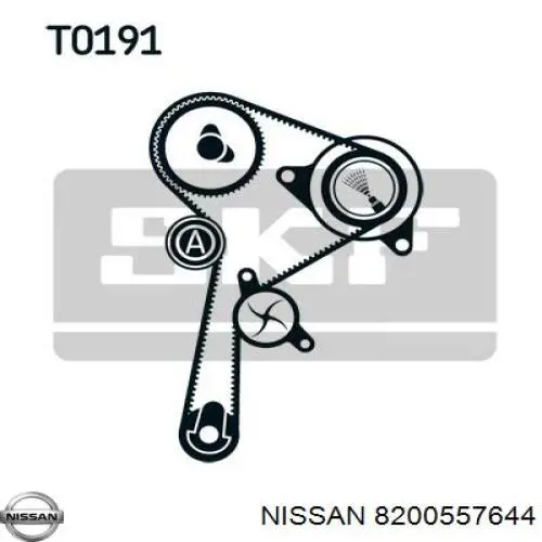 Болт колінвалу 8200557644 Nissan