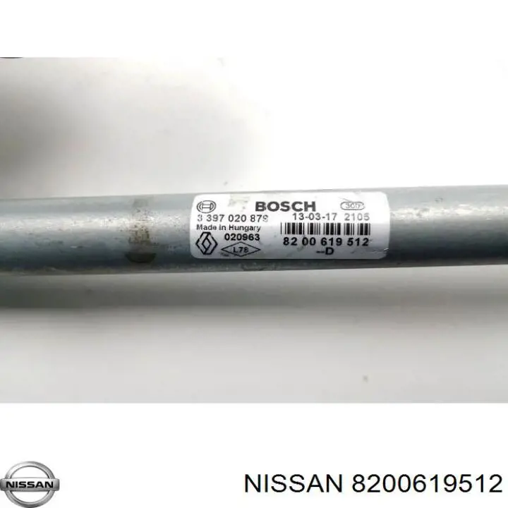 Трапеція щіток лобового скла Nissan/Infiniti 8200619512 ціна, від 13.78 USD