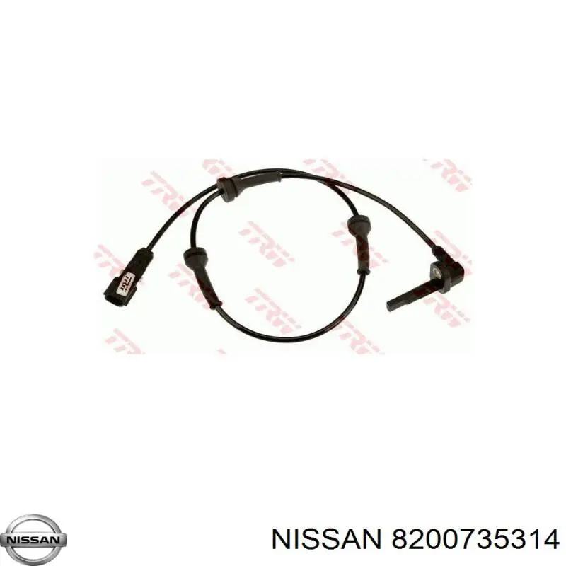 8200735314 Nissan датчик абс (abs передній)