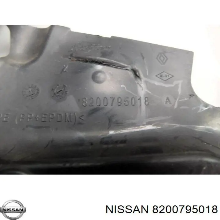 Захист ременя ГРМ, верхній 8200795018 Nissan/Infiniti
