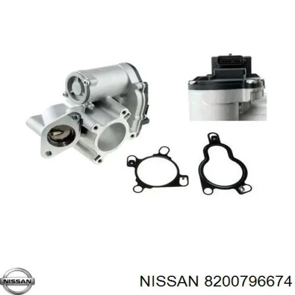 8200796674 Nissan клапан egr, рециркуляції газів