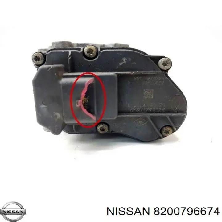 Клапан ЄГР 8200796674 Nissan/Infiniti