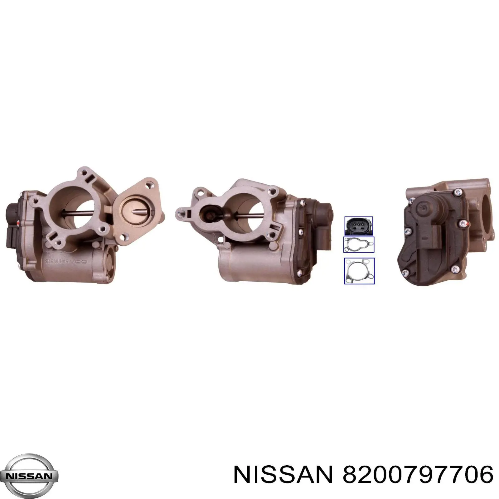 8200797706 Nissan клапан egr, рециркуляції газів