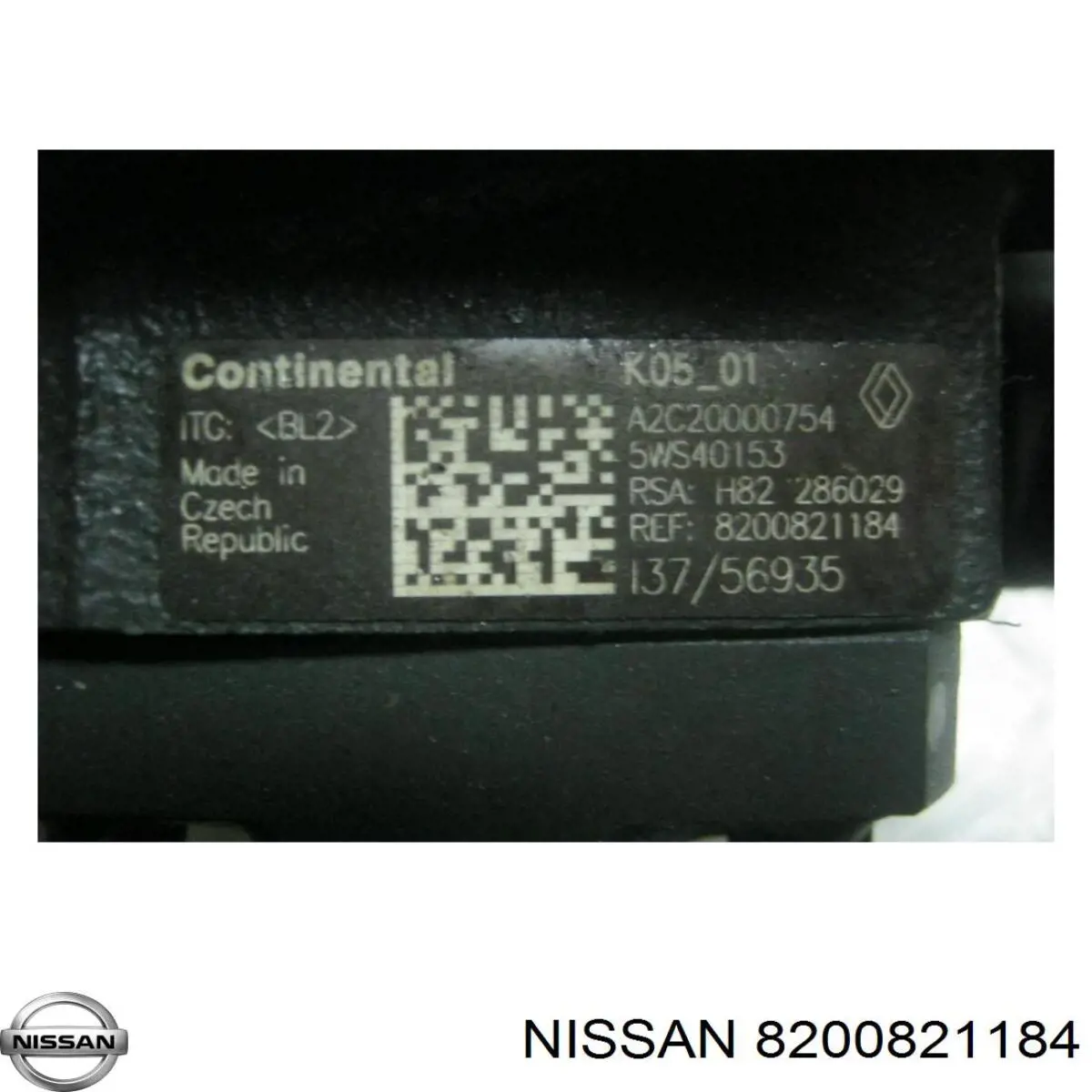 8200821184 Nissan насос паливний високого тиску (пнвт - DIESEL)