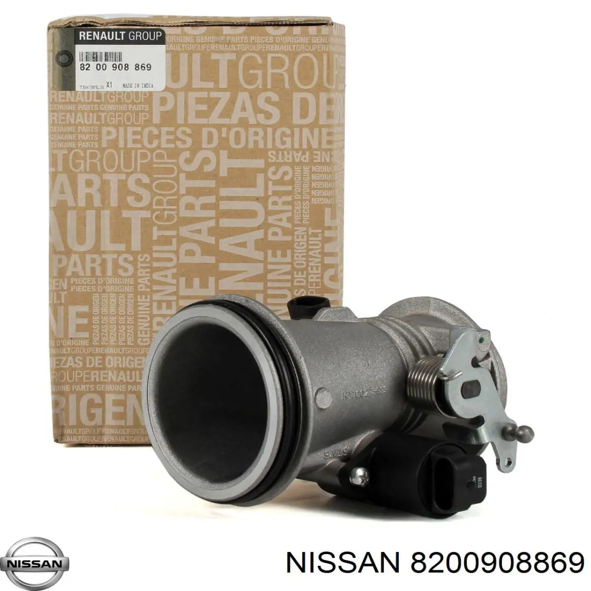 Дросільна заслінка в зборі 8200908869 Nissan