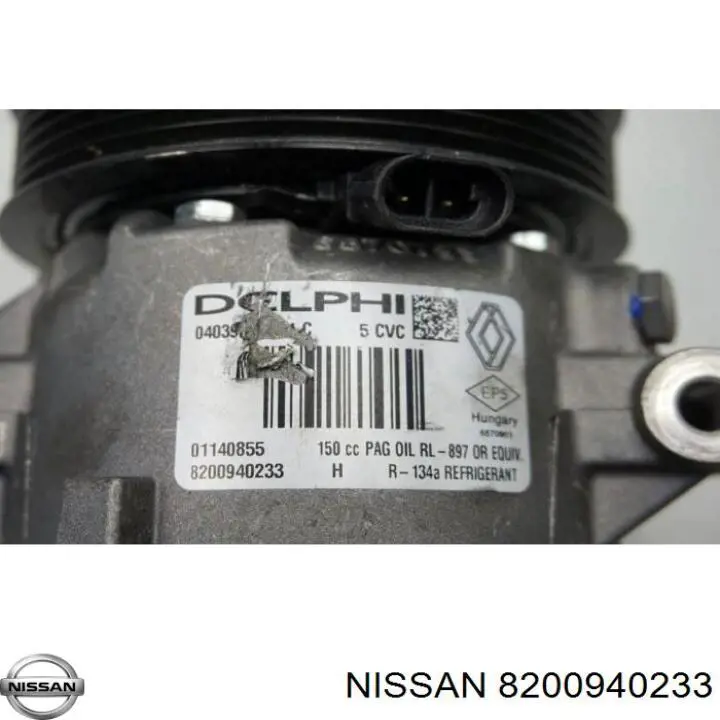 Компресор кондиціонера 8200940233 Nissan