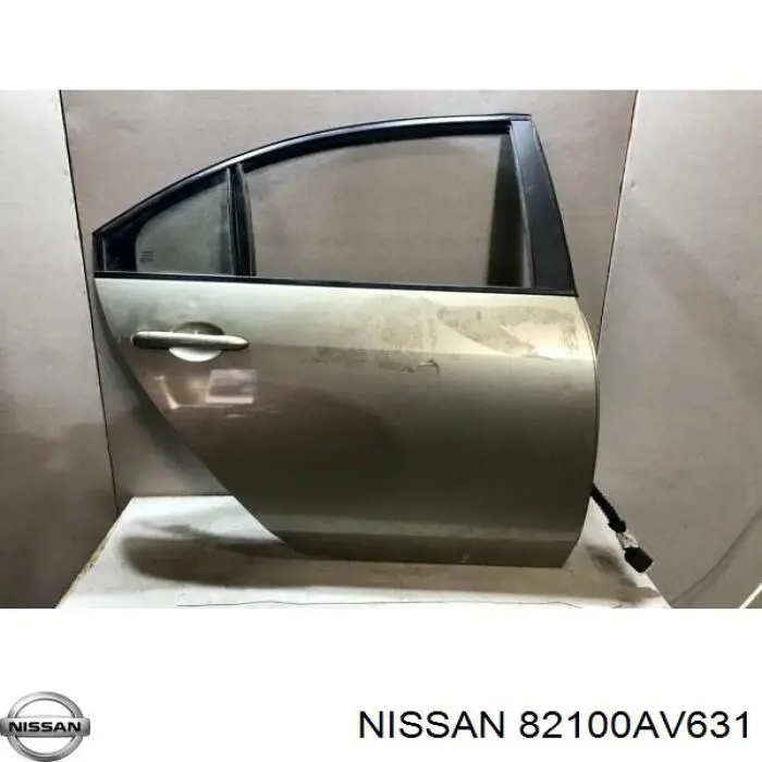 Двері задні, праві Nissan/Infiniti 82100AV631 ціна, від 55.25 USD