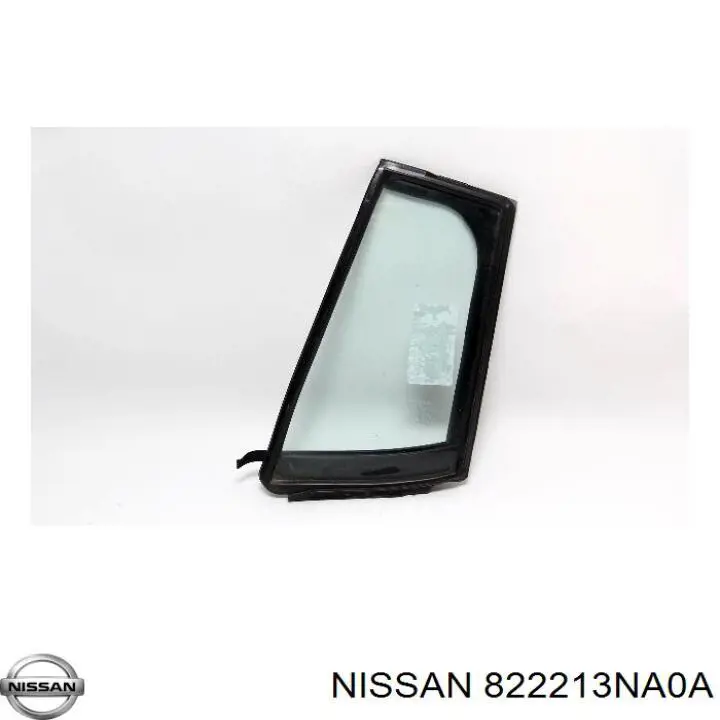 Скло-кватирка двері, задній, лівою Nissan/Infiniti 822213NA0A ціна, від 9.08 USD