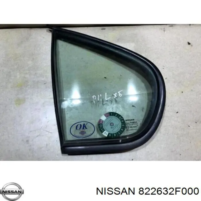 Купити 822632F000 Nissan/Infiniti Скло-кватирка двері, задньої, лівої