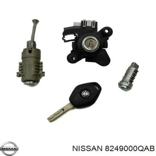 Замок і ручки (передніх) дверей Renault (RVI) 8249000QAB ціна, від 11.05 USD