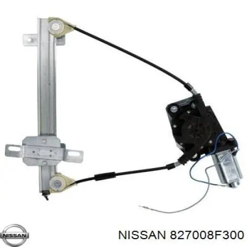 Механізм склопідіймача двері задньої, правої Nissan Terrano 2 (R20) (Нісан Террано)