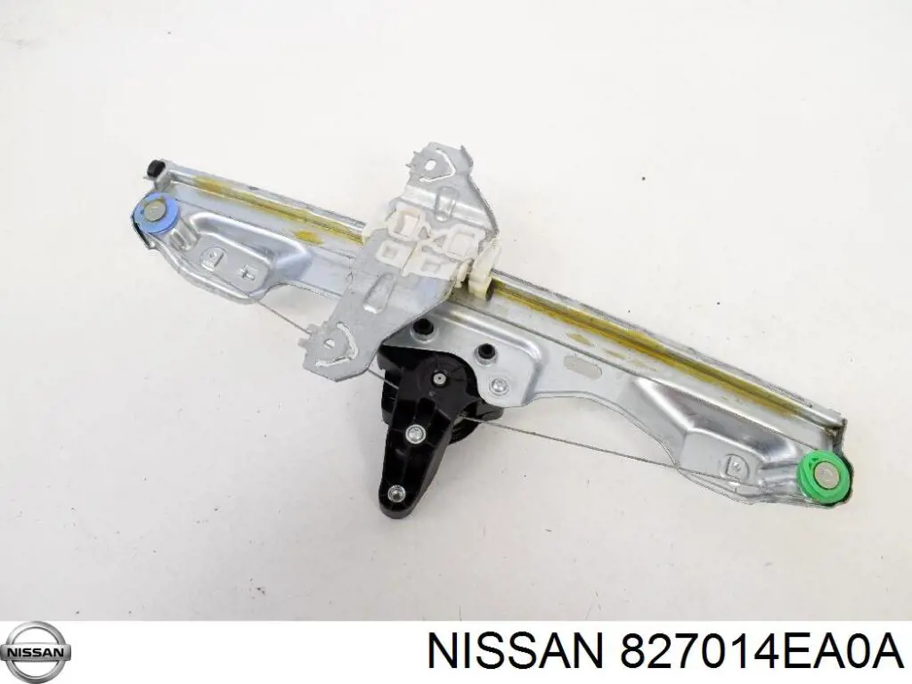 Механізм склопідіймача двері задньої, лівої Nissan Qashqai 2 (J11) (Нісан Кашкай)