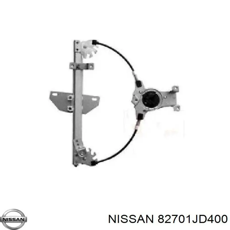 Механізм склопідйомника двері задньої, лівої Nissan/Infiniti 82701JD400 ціна, від 9.88 USD