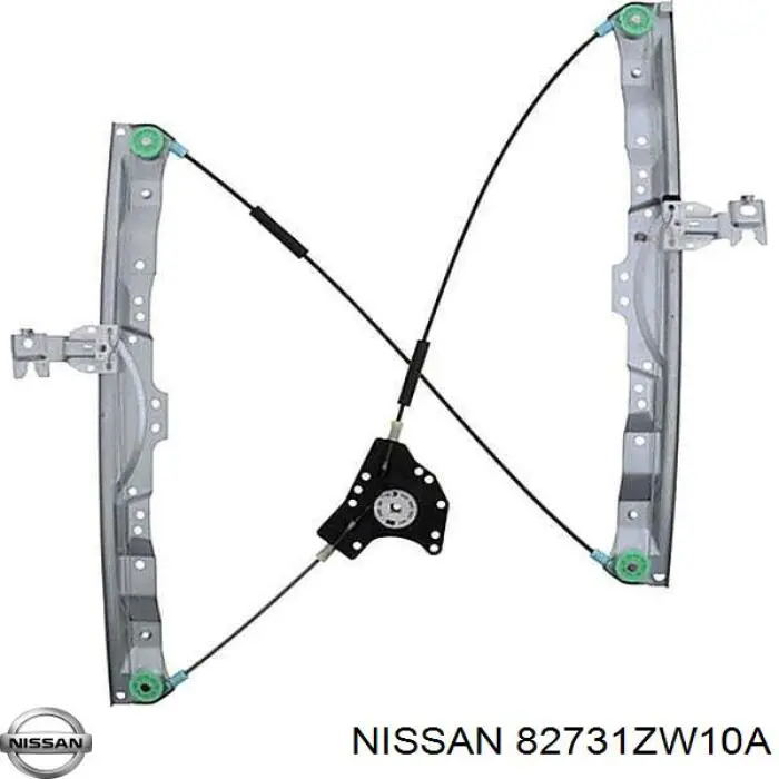 Моторчик стеклоподъемника двери задней, левой NISSAN 82731ZW10A