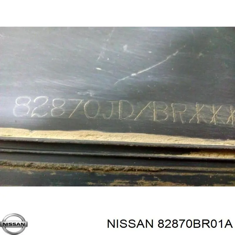 Купити 82870BR01A Nissan/Infiniti Молдинг задніх правих дверей