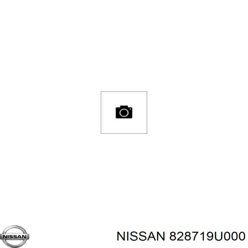 828719U000 Nissan молдинг задніх лівих дверей
