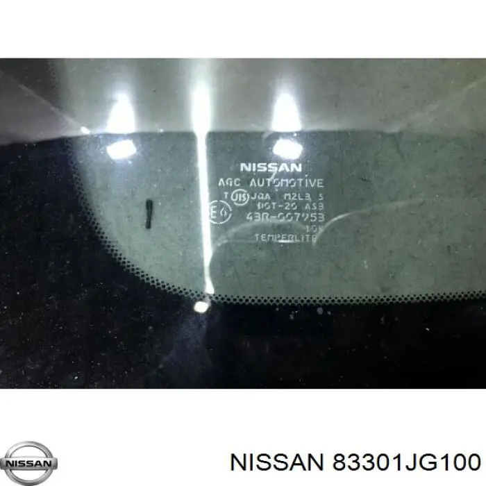 Скло багажника, ліве Nissan/Infiniti 83301JG000 ціна, від 24.58 USD
