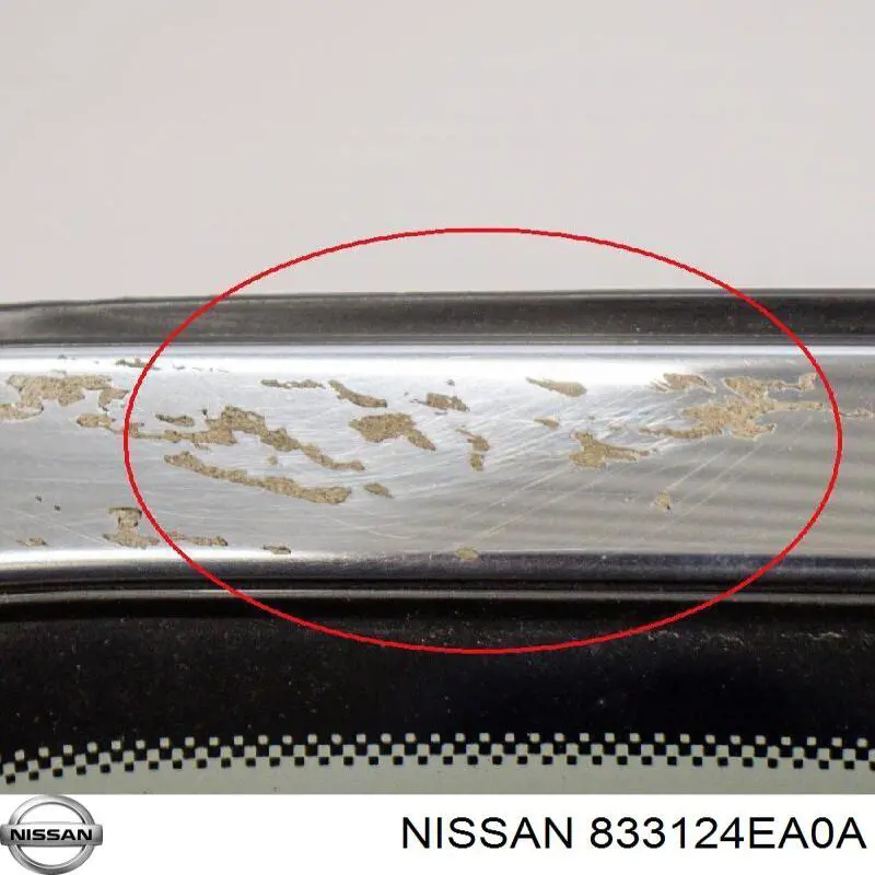 Скло багажного відсіку, праве 833124EA0A Nissan/Infiniti