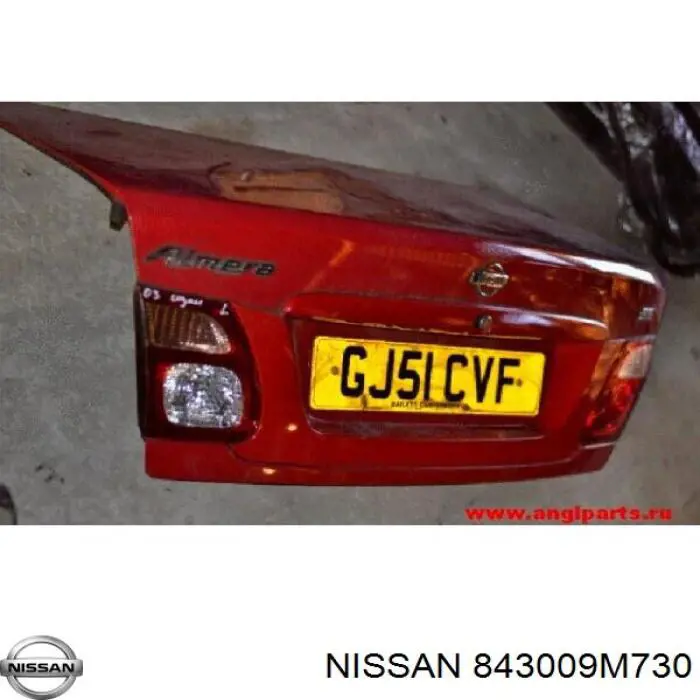 Кришка багажника Nissan/Infiniti 843009M730 ціна, від 201.04 USD