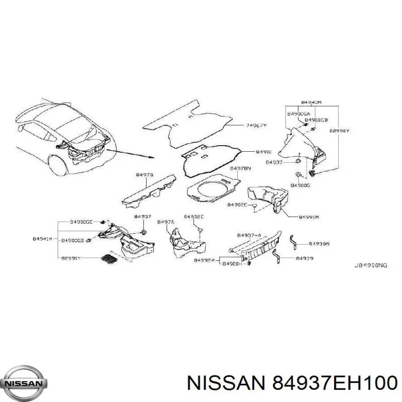  Nissan/Infiniti 84937EH100 ціна, від 4.85 USD