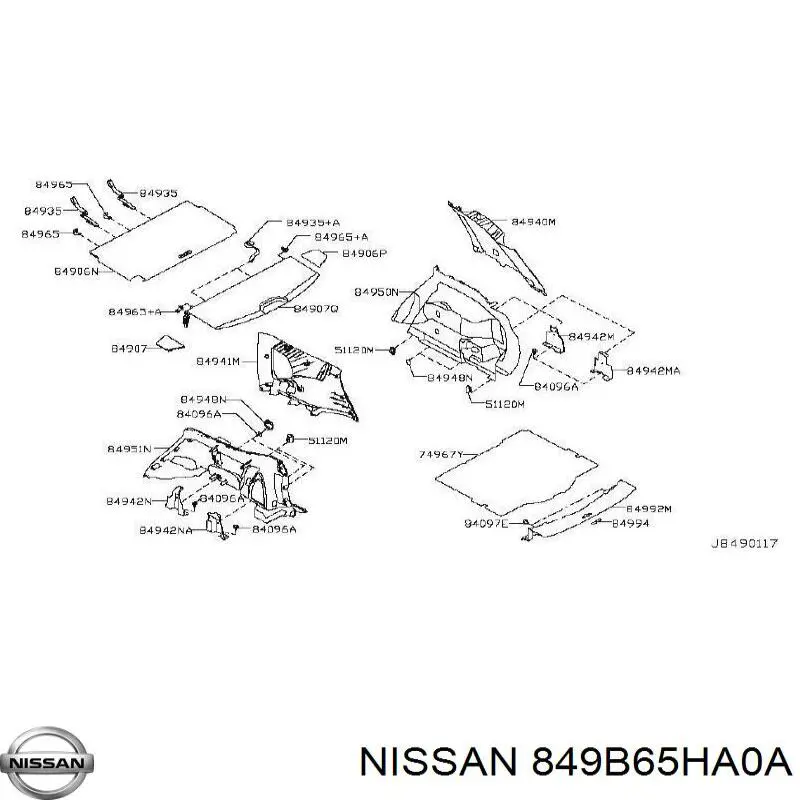 849B65HA0A Nissan/Infiniti 