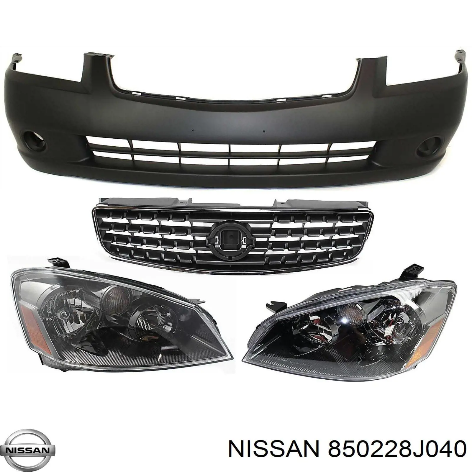 Купити 850228J025 Nissan/Infiniti Задній бампер