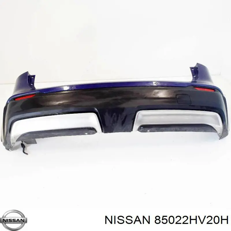  Задній бампер Nissan Qashqai 2