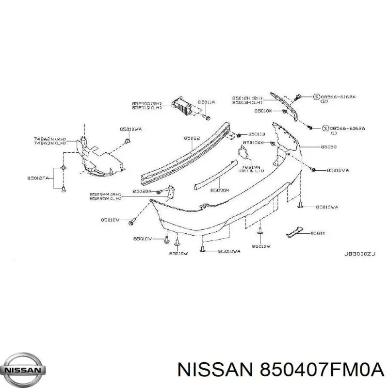 Купити 850407FM0A Nissan/Infiniti 
