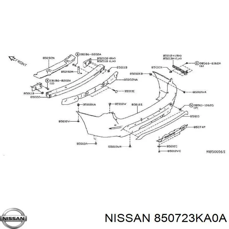 850723KA0A Nissan 