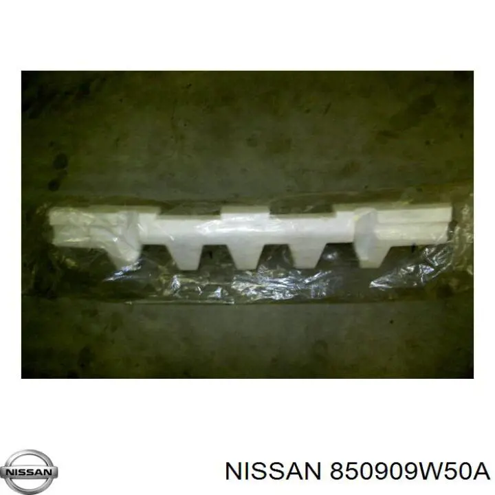 850909W50A Nissan підсилювач бампера заднього