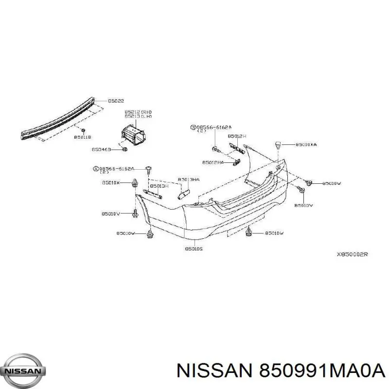  Nissan/Infiniti 850991MA0A ціна, від 0.14 USD