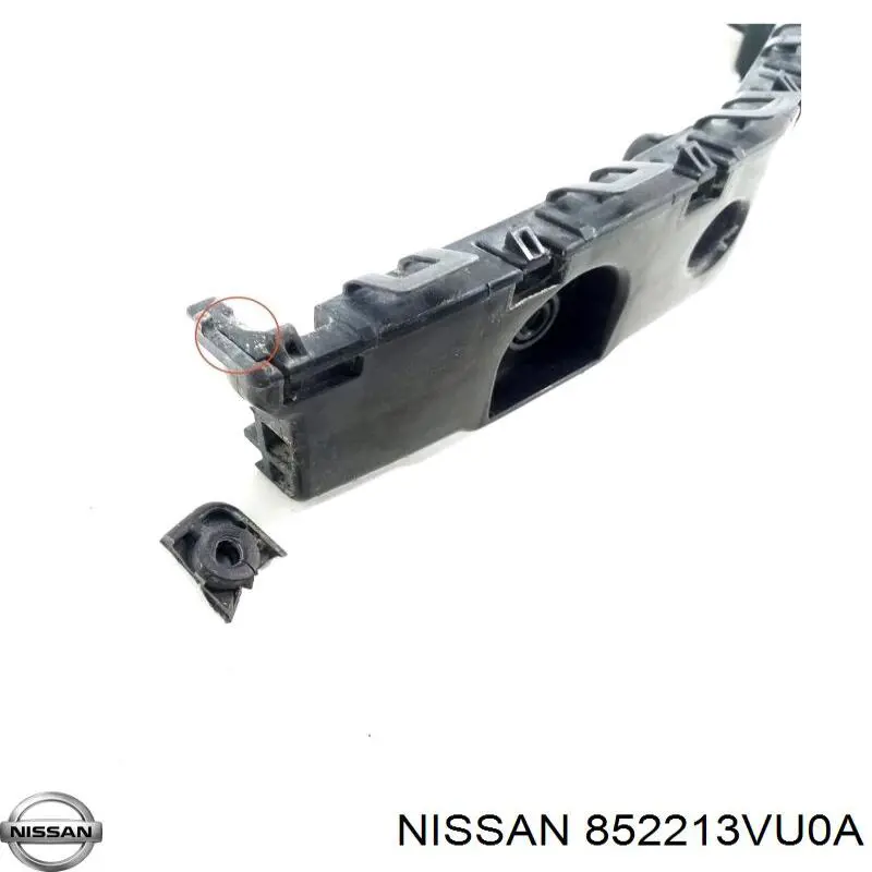 852213VU0A Nissan/Infiniti Кронштейн бампера заднього, лівий