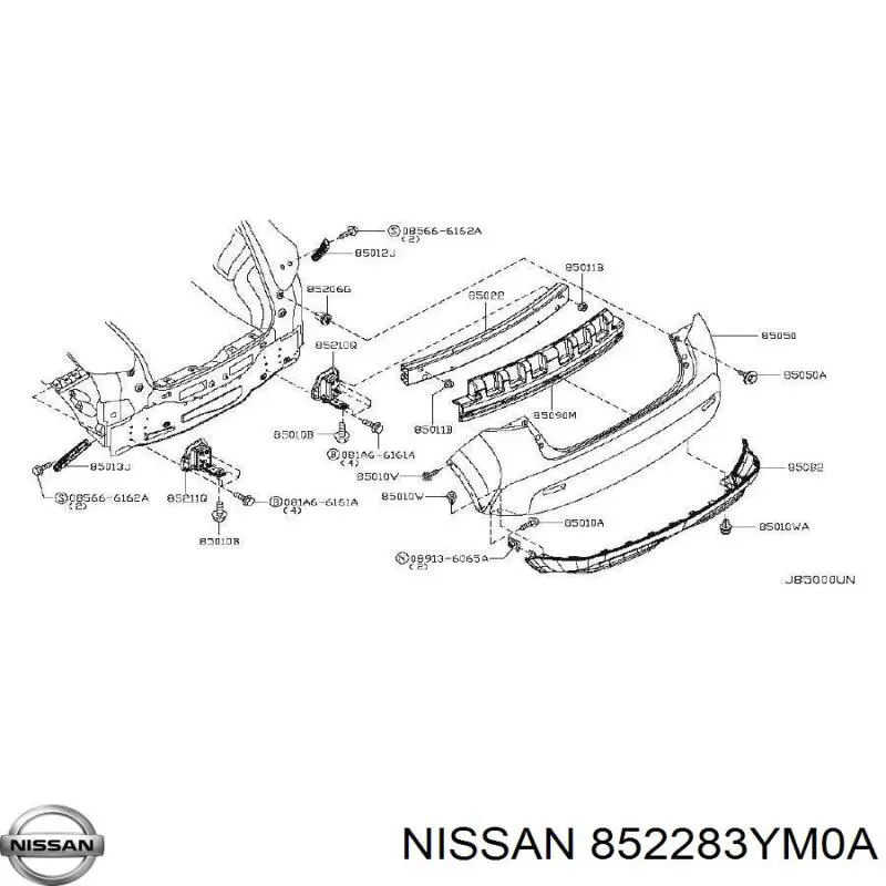  Nissan/Infiniti 852283YM0A ціна, від 14.89 USD
