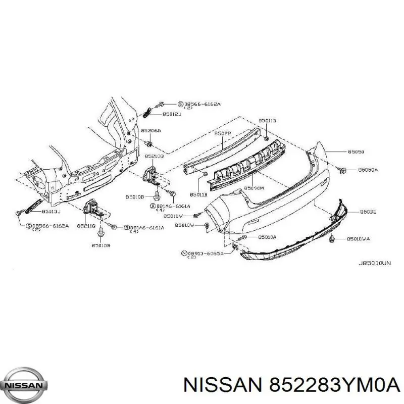 Купити 852283YM0A Nissan/Infiniti 