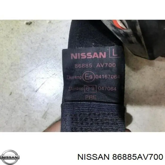 Купити 86885AV700 Nissan/Infiniti Пасок безпеки передній лівий