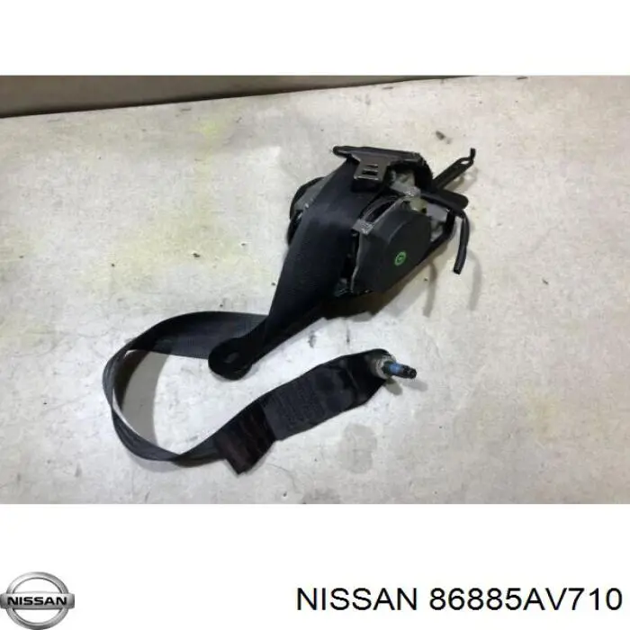 Пасок безпеки передній лівий Nissan/Infiniti 86885AV710 ціна, від 25.34 USD