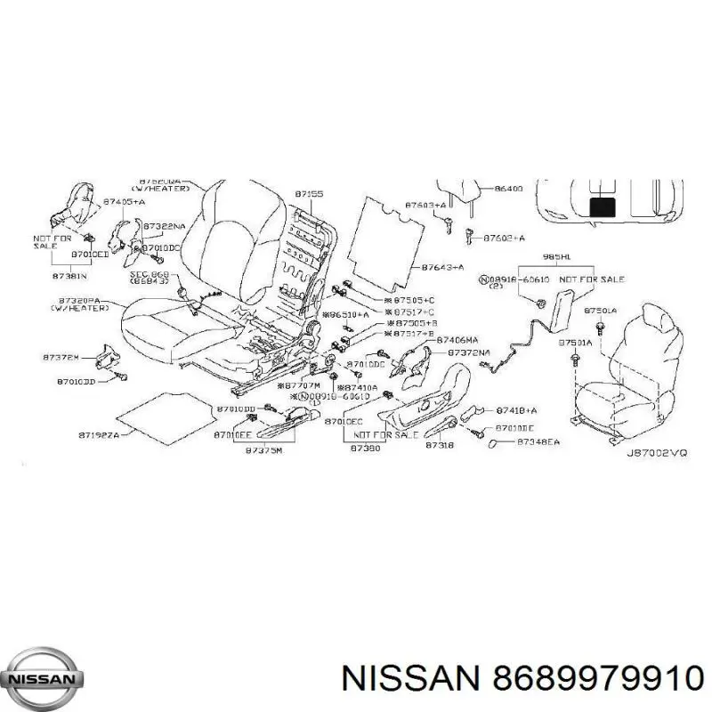  Nissan/Infiniti 8689979910 ціна, від 1.24 USD