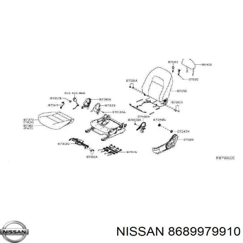 Купити 8689979910 Nissan/Infiniti 