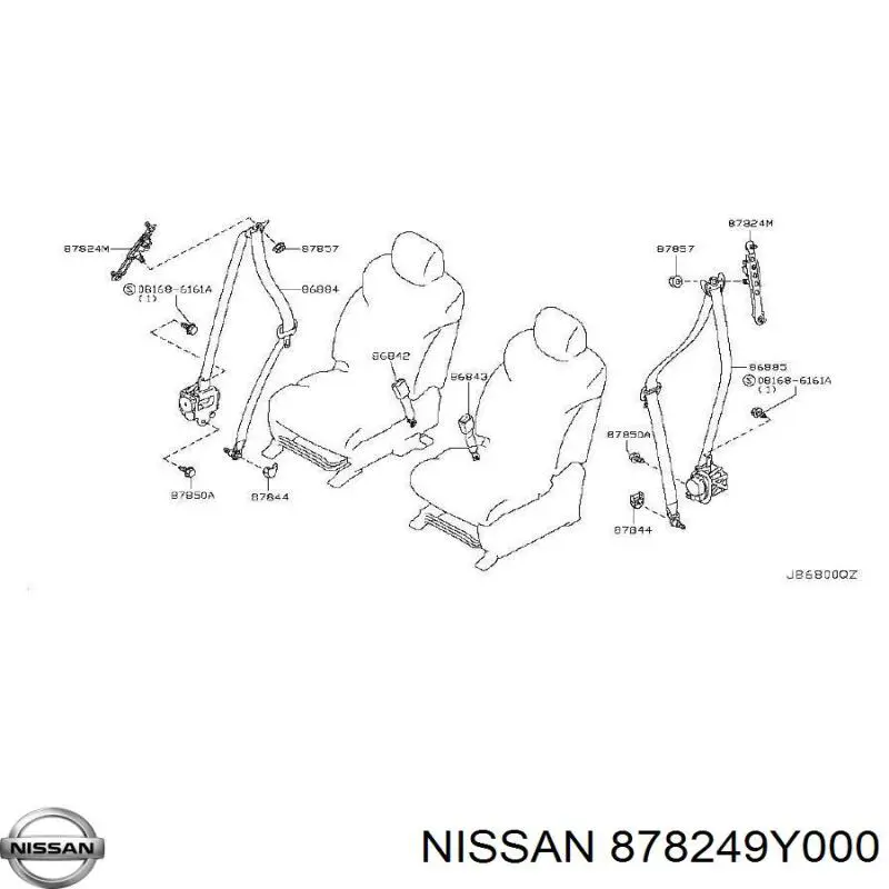  Nissan/Infiniti 878249Y000 ціна, від 6.36 USD